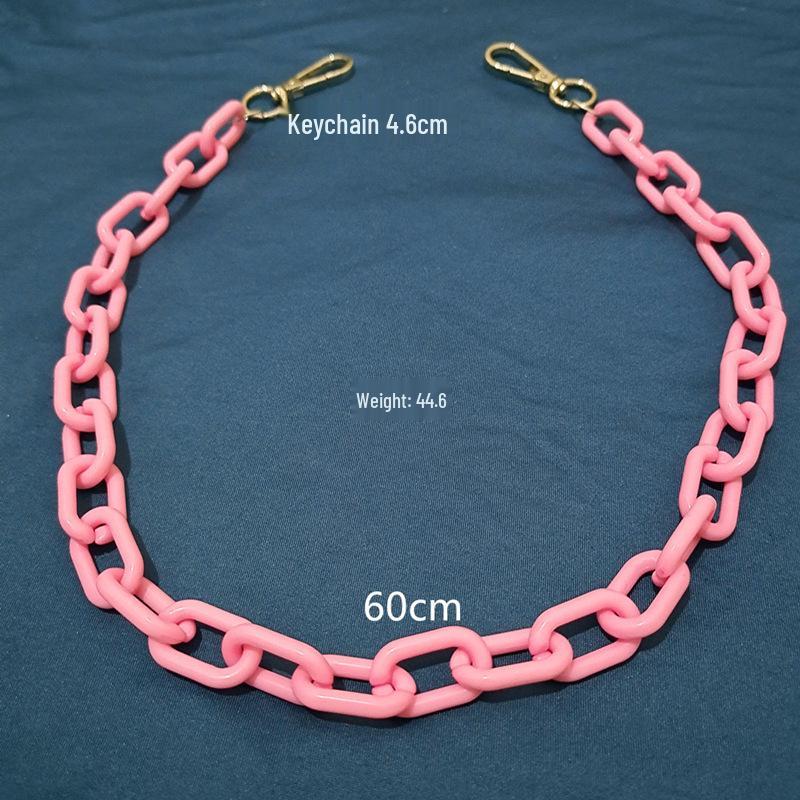 European & American Hip-Hop Style Double-Layer Fluorescent Acrylic Waist Chain with Pendant