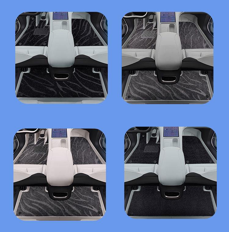 Zeekr LS6 Full Coverage Eco-Friendly Leather Floor Mats for Interior Protection