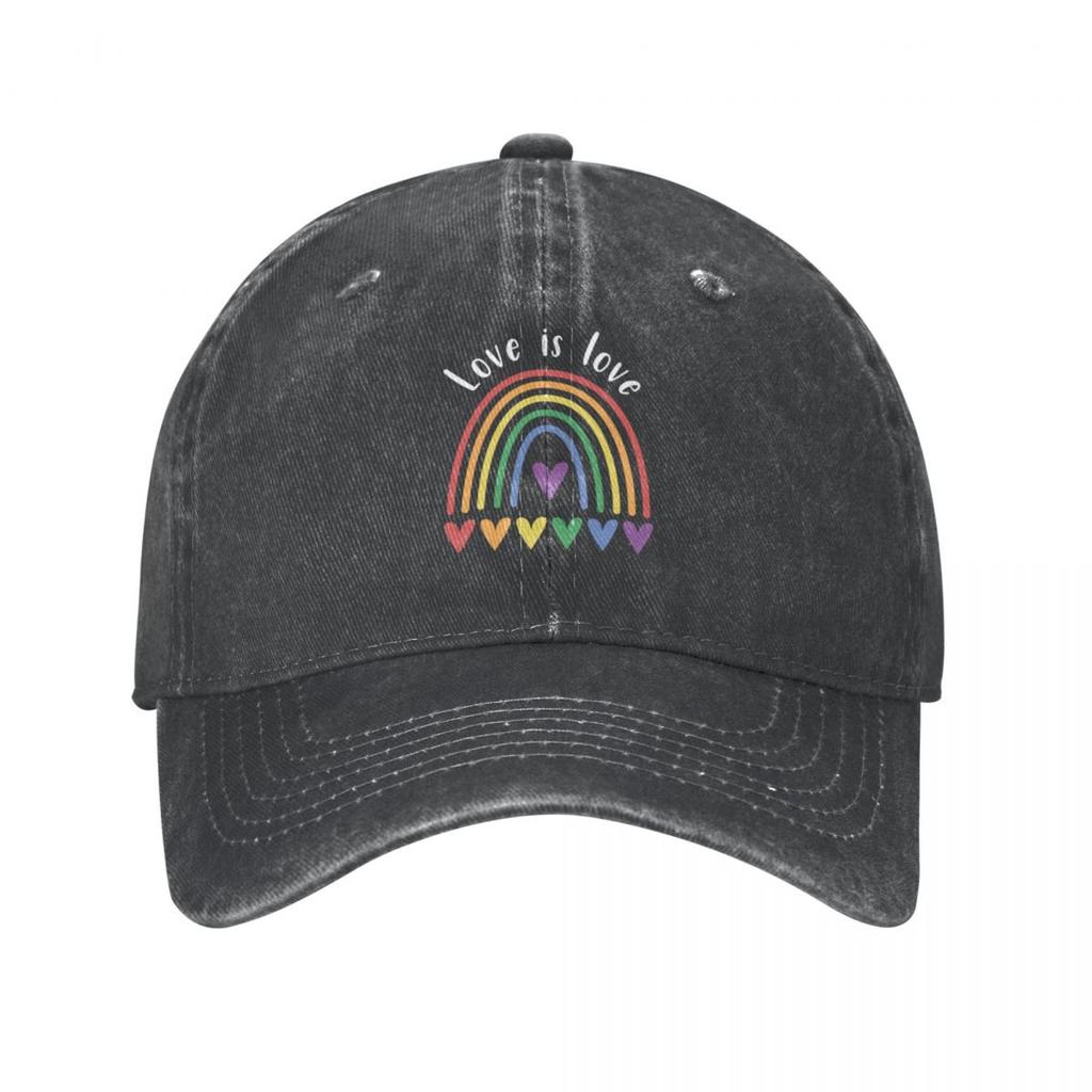 Love Is Love, LGBT, Pride 2023 Cowboy Hat Hip Hop Fishing Hat Brand Man Cap Fashion Beach Mens Caps Women's