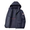 Jachetă de exterior pentru bărbați Big&Tall 8XL Căptușită cu fleece Groasă Caldă Jachetă de iarnă Drumeție Camping Geacă de vânt Mărime Mare Îmbrăcăminte exterioară Palton cu glugă