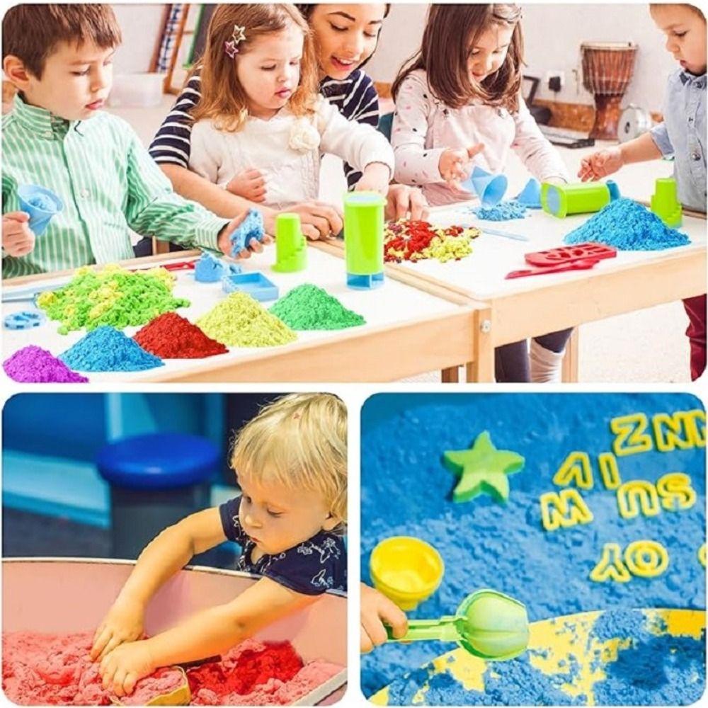 Cotton Texture Dynamic Sand Templates Cloud Sand Play Kit Montessori Sand  Montessori Education