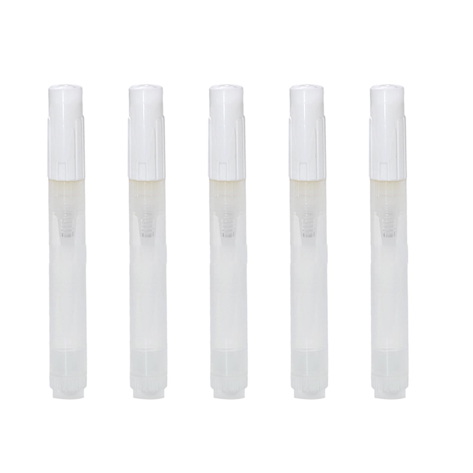 

5 шт. пустая заправляемая ручка для краски пустые маркеры пустой маркер для краски пустой акриловый маркер для краски прозрачная заправляемая ручка пустая A