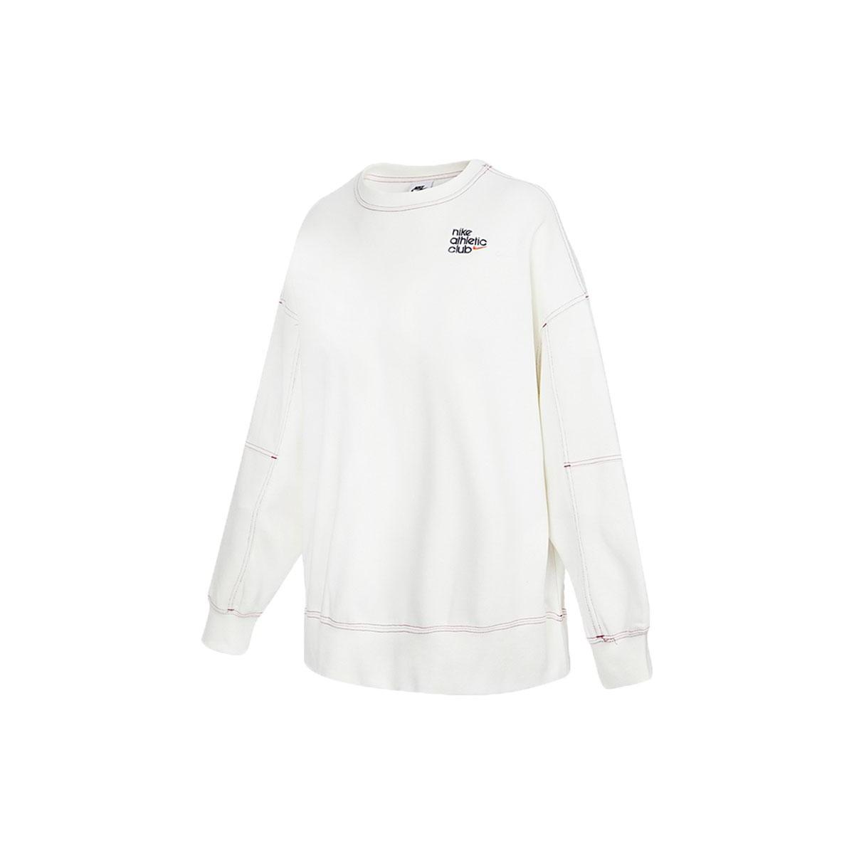 

New Nike Sportswear Club Sweatshirts Women s White DQ9146-133 XL