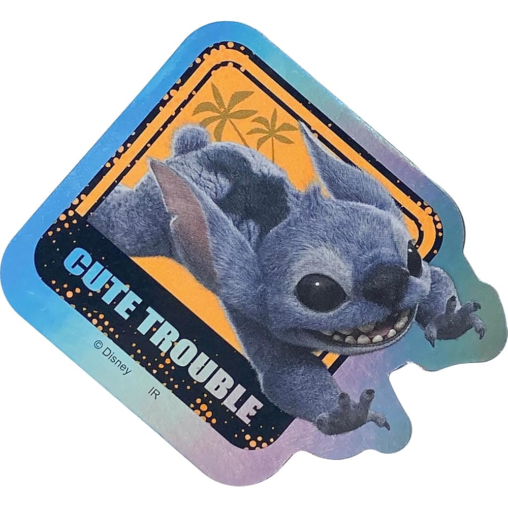Inlock Lilo & Stitch IS-1151 Aurora Sticker Collection 12 Designs Decorative Stickers