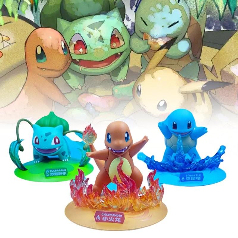 Charmander Bulbasaur Squirtle Toy Model Child Christmas Gift Decoration