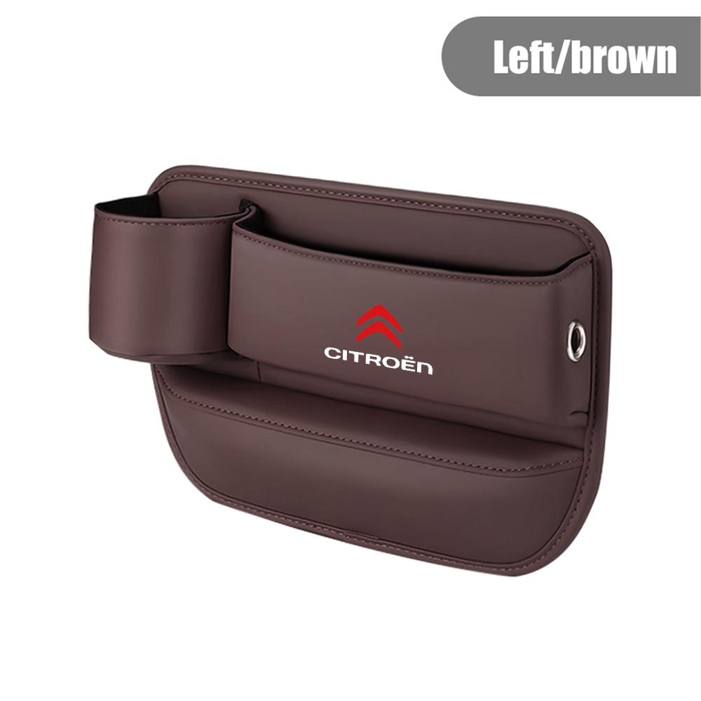 1/2pcs Car Seat Storage Box With Cup Holder For Citroen C4 C3 Xsara C-Elysee C5 C1 DS DS3 DS5 DS4 Jumper Picasso C4-Picasso VTS