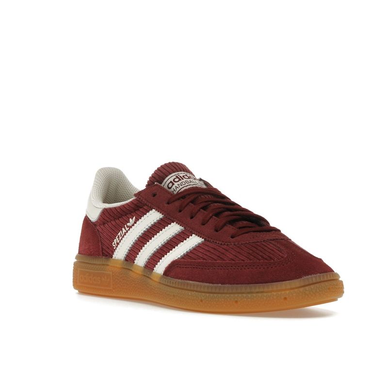 Adidas Handball Spezial Corduroy Pack - Shadow Red Women Sneakers Off-White Gum IG1978