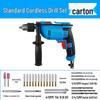 Multifunctional Electric Impact Drill & Screwdriver: 220V Handheld Pistol Grip for Household Use