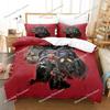 Anime Berserk Bedding Set Boys Girls Twin Queen Size Duvet Cover Pillowcase Bed Kids Adult Fashion Home Textileextile029963