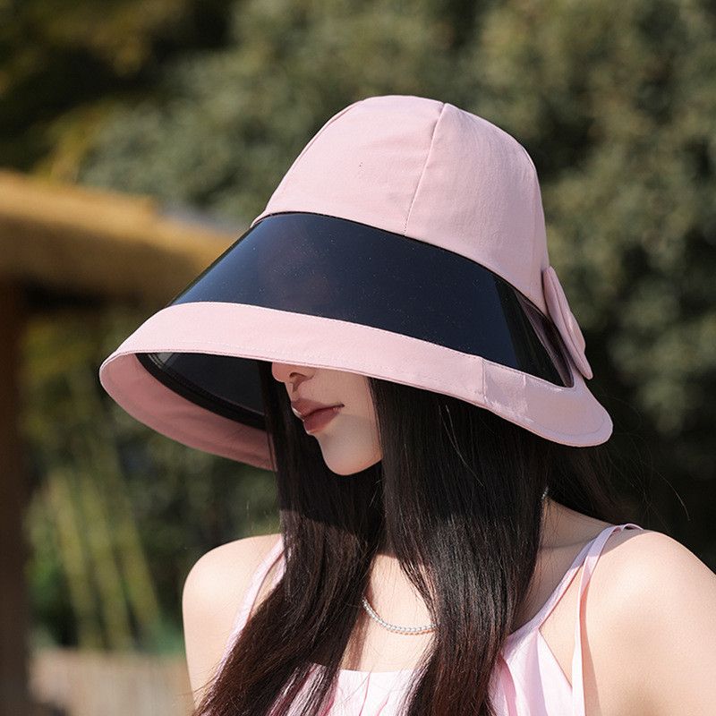 Sun-Proof Bucket Hat Summer Sun Hat Women's Fashion All-Match Lens Big Brim Sun Hat Outdoor Cycling New Arrival