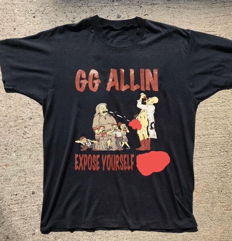 Vintage GG Allin Expose Yourself Size S To 5XL SE250 FREE SHIPPING Unisex T-Shirt