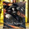 Custom Name Warhammer 40K Theme Printed Blanket - Perfect for Couch, Bed, Travel & Outdoor Use | Machine Washable, Cozy & Durable.