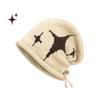Fair Island Wind Curling Heap Hat Female Autumn and Winter Retro Face Small Cold Hat Lazy Wind Warm Bag Head Wool Hat