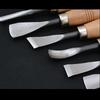 6Pcs Woodcut Knife Wood Carving Chisel Set Chip Detail Carving Chisels Kit Wood Carpenter Hand Tools for Working DIY