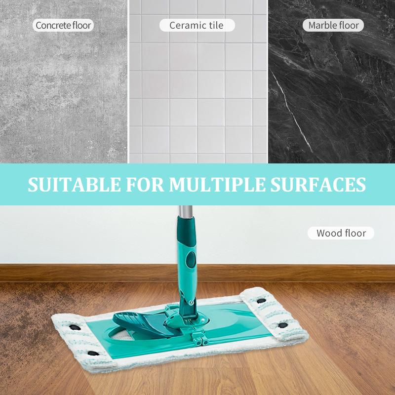 1/2PCS Small Mop Flat Replacement Head for Leifheit Wet and Dry Use Cleaning Pad for Home Floor Cleaning Supplies 42x15cm