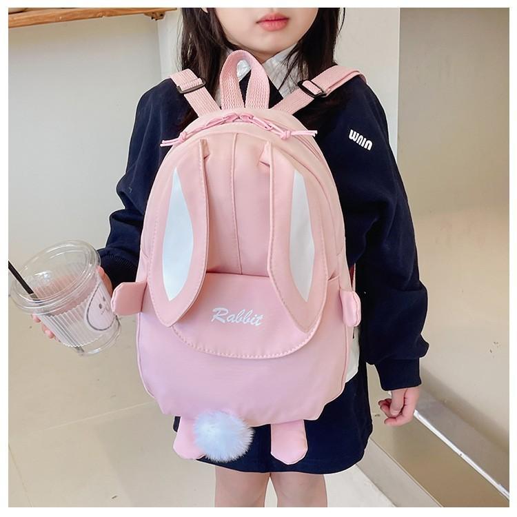 Cartoon Bunny Kids Backpack With Lightweight Insulation For Preschool Girls And Boys