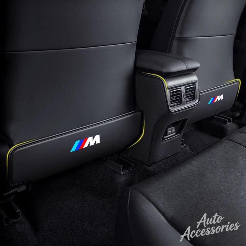 Car Seat Back Anti Kick Protector Mat Leather Prevent Dirty Pad For BMW M X1 X3 X5 X6 G20 G30 F10 F15 F30 X7 E39 E46 E87 E90 E92