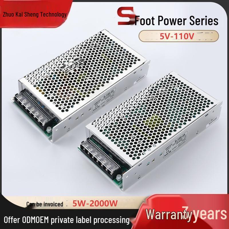 

Iron Shell LED Display Driver Power Supply (5W-1000W) for Mean Well Replacement, Compatible with 5V, 12V, 24V, 36V, 48V, 110V 5W