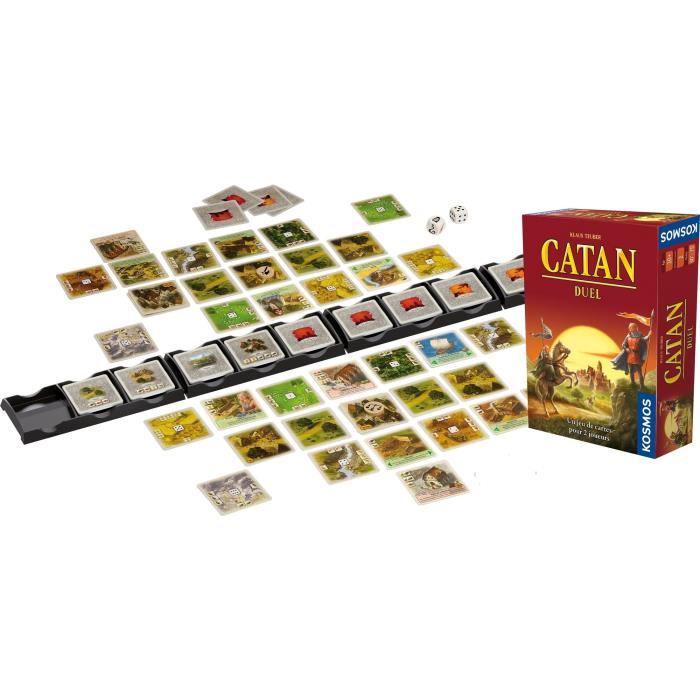Jeu de société - asmodee - catan duel - à partir de 10 ans - 2 joueurs - 30 à 75 minutes