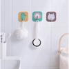 Homlly Animal Print Strong Waterproof Wall Hooks (10pcs)