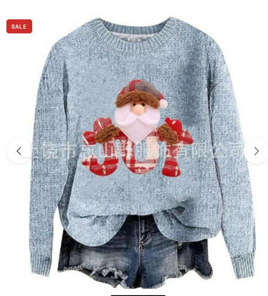 2025 3D Printed Loose Round Neck Sweatshirt - European & American Autumn Collection