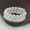 2023 Korean Style Pearl & Rhinestone Open Bangle for Women