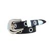 Niche Rivet Decorative Three-Piece Set Button Head Belt Thin Belt Punk Belt Women