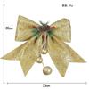Christmas Pine Cone Big Bow Ornament Diy Christmas Tree Pendant Scene Arrangement Accessories Pendant