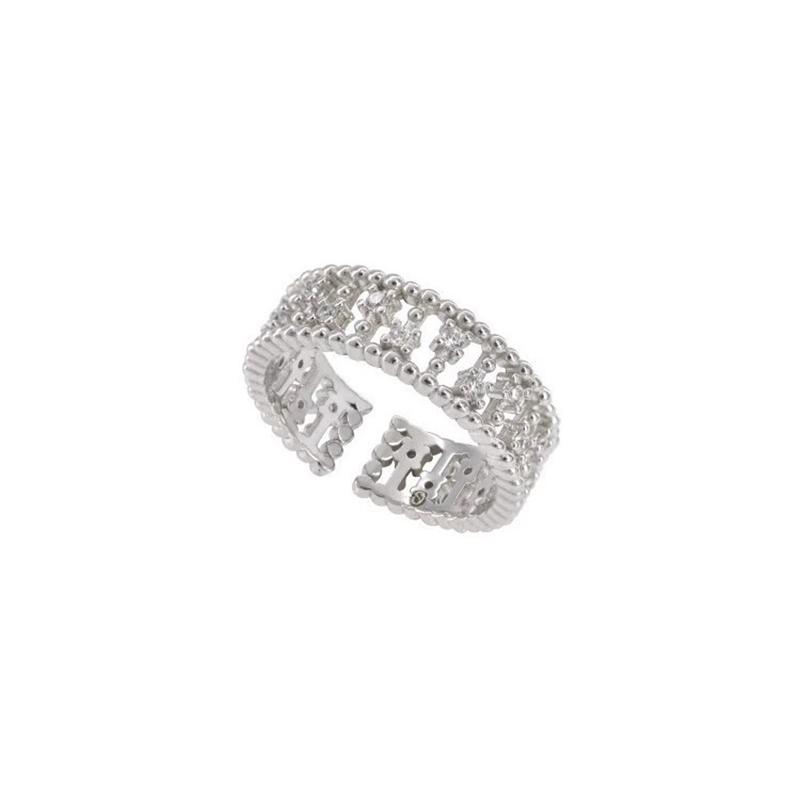 

Minimalist Meteor Zircon Adjustable Open Rings For Women Fashion New Jewelry Accessories Gift Party Daily anillos resizable