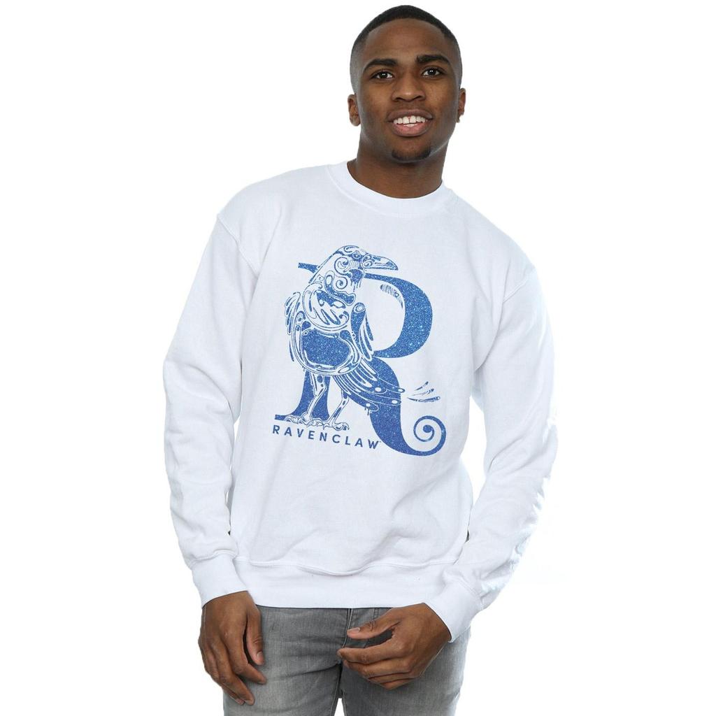 Harry Potter Mens Ravenclaw Glitter Sweatshirt