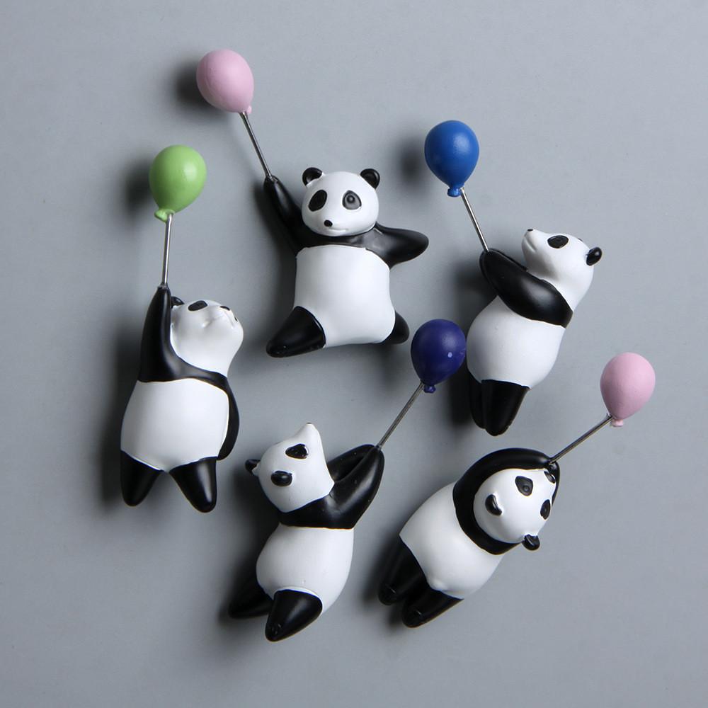 Resin Balloon Panda Magnets With Vibrant Colors For Refrigerator Decor Gifts And