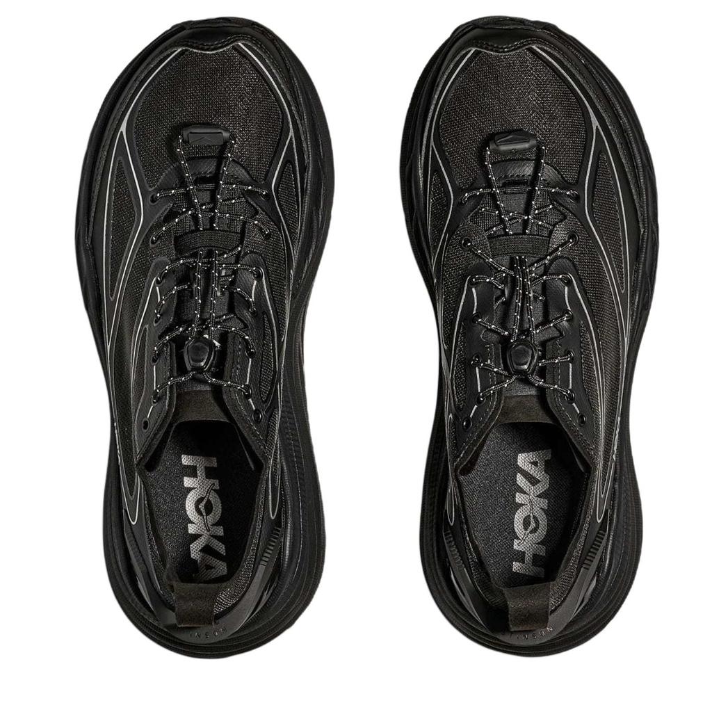HOKA Stinson 7 Black Silver Unisex Sneakers 1168931-BKSV