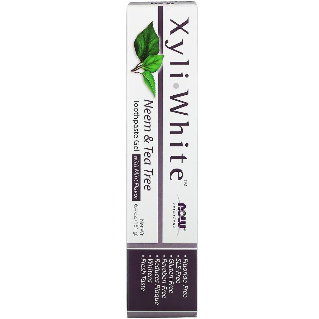 Solutions, Xyliwhite, Toothpaste (Gel Type), Mulberry & Tea Tree, Mint, 181G(6.4Oz)
