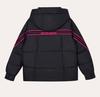 2025 Winter Fashionable Korean Hooded Cotton Jacket with Ribbon Patchwork