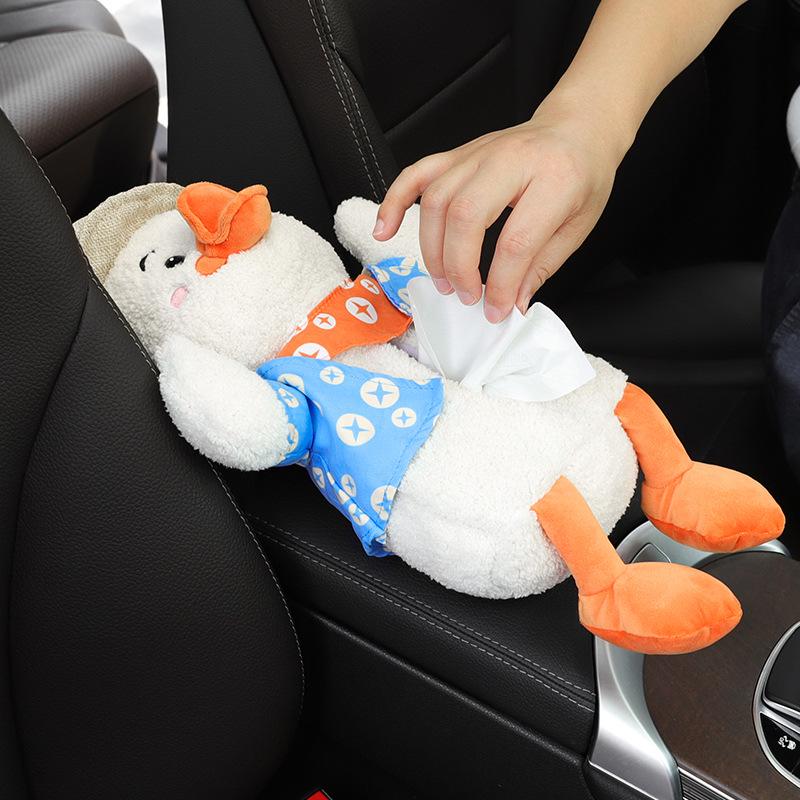 

Автомобильный подлокотник «Два в одном»: Милая коробка для салфеток и мусорное ведро со шнурком