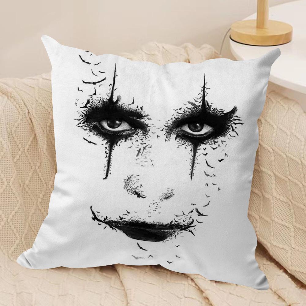 The CCrow Movie Cushion Cover Soft Plush Fabric DoubleSided Printed Sofa Cushion Cover for All Seasons Home Decor Gift