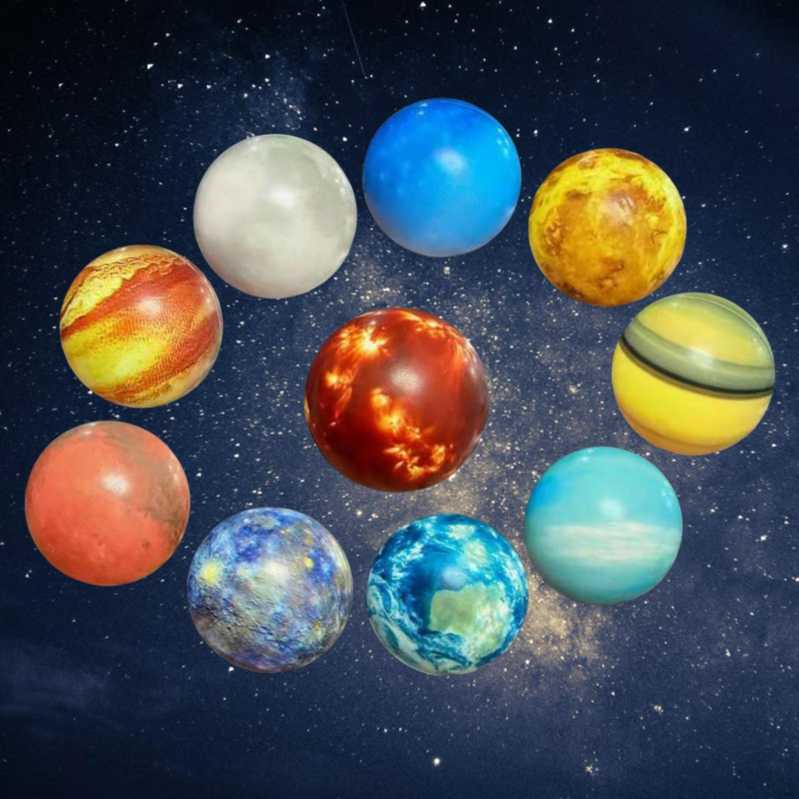 

Lightweight Solar System Planet Balls 6.3cm Toys for Teaching