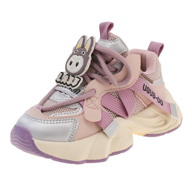 Classmate Girl Autumn 2025 New Rabub Children's Sports Shoes Little Girl Fashion Explosion New Fashion