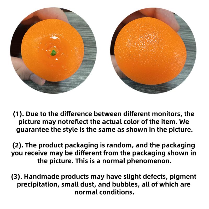 Quetschbare Orange Quetsch Fidget Spielzeug Kreativer Weicher Baustein Füllung Stressball Spielzeug ASMR Sensorisch Anti-Stress Spielzeug für Erwachsene