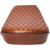 JMCHstore Brown Diamond Stitch Retro Seat Cover for Coleman ct200uex Mini Bike 196cc, Hisun ct200u-ex 200cc Trail Bike Cushion Replacement Parts
