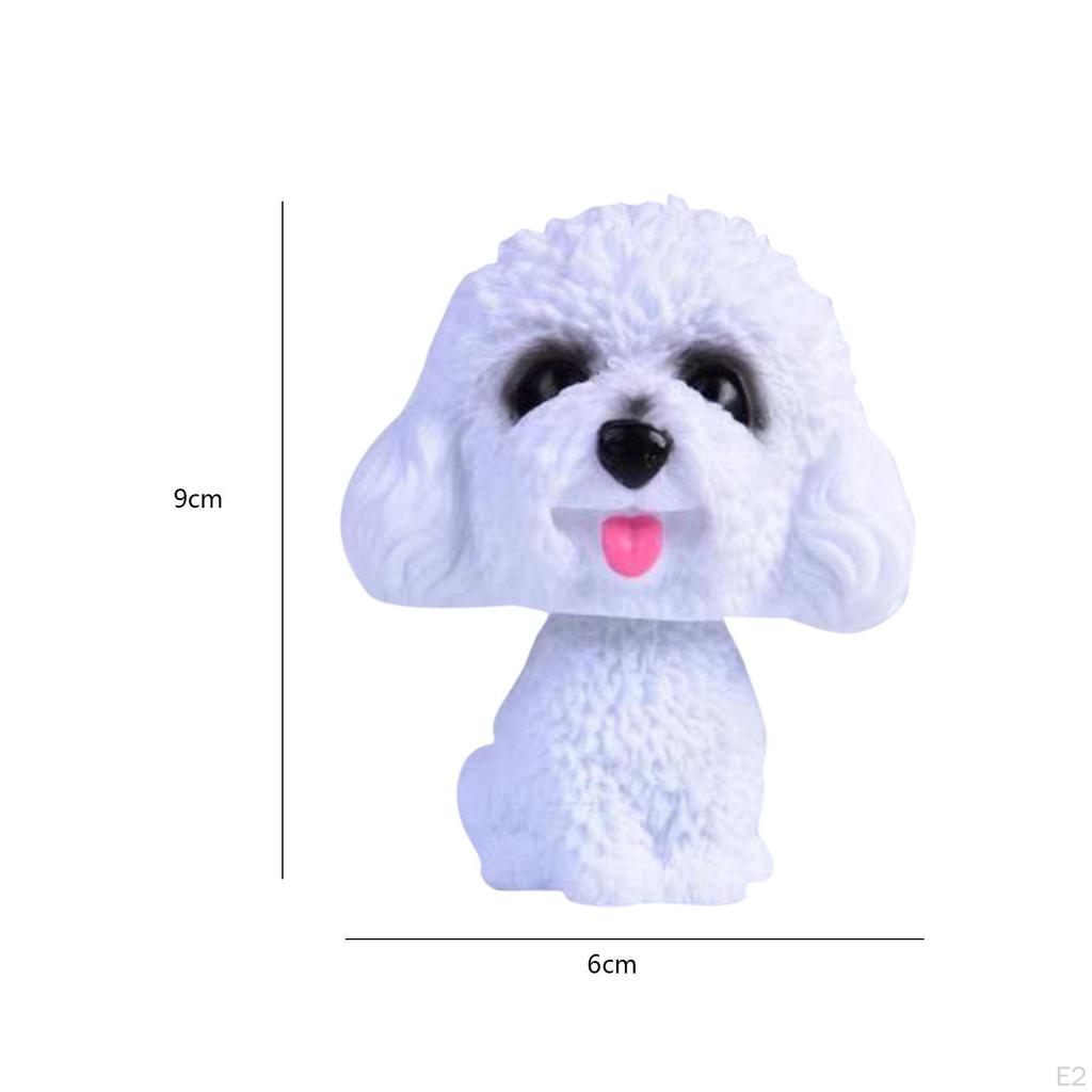 Adorable Shaking Head Pup Figurine for Home Office Decor