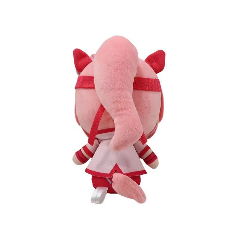 New 20cm Agnes Tachyon Plush Anime Uma Musume Pretty Girl Pink Hair Stuffed Doll Toy For Kid Birthday Gifts