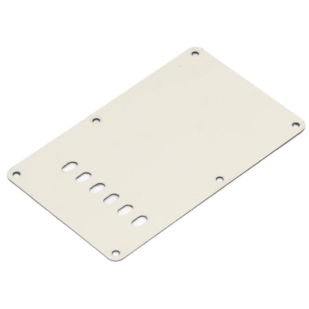 2Pcs Electric Guitar Back Cover Plate 6 Holes Robust Exquisite Looking Guitar Pickguard Backplate