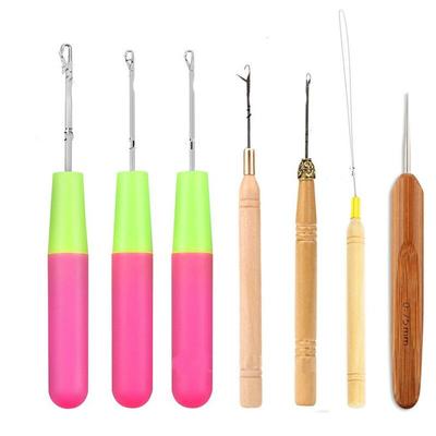 1 Stück Häkelnadel, Haarwebnadel für Zöpfe, Strick- und Häkelnadeln für Jumbo-Flecht-Twist-Haarwerkzeuge, 7 Stile