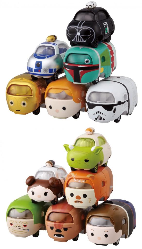 Tomica Star Wars Star Cars Tsum Tsum 12-Piece Assortment Set
