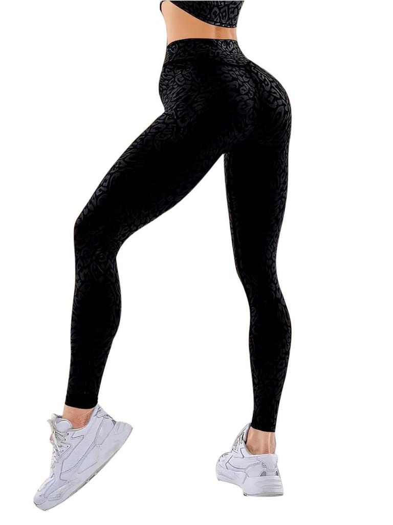 Women’s High-Waist Solid Color Yoga and Fitness Pants