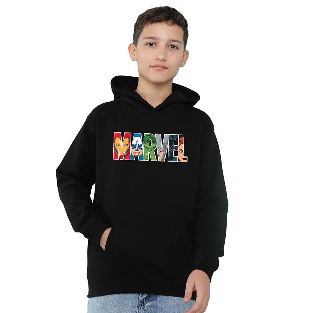 The Avengers Childrens/Kids Brick Logo Pullover Hoodie