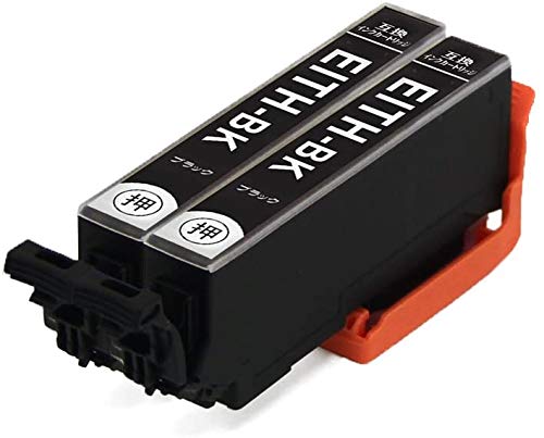 

Black Value set of 2 Epson compatible ink with remaining level display function certified factory [pomme] ITH-BK ISO14001/ISO9001 (ITH ITH-6CL)