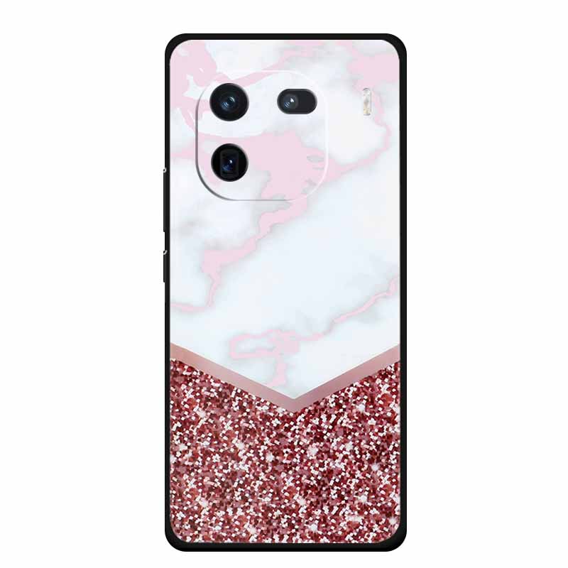 For Vivo iQOO 12 Case Marble Painted Soft Silicone TPU Cover Phone Cases For Vivo iQOO 12 Pro 5G V2307A V2329A Colorful New Etui