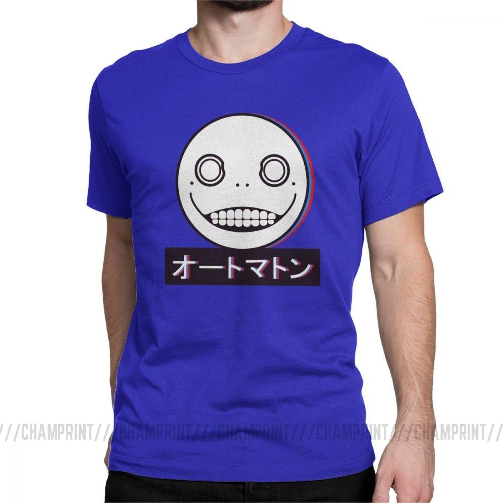 Humor Spiel Nier Automata 2B Yorha T-Shirts Herren Rundhals 100% Baumwolle T-Shirt